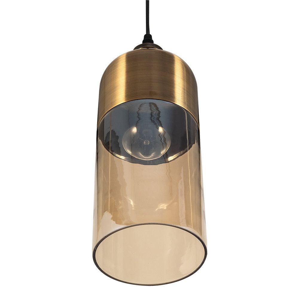 PDC 1419-D 1/Φ ΟΞΥΝΤΕ ΜΕΤΑΛΛΟ & ΜΕΛΙ ΓΥΑΛΙ 1xΕ27 Φ15x(38-110)