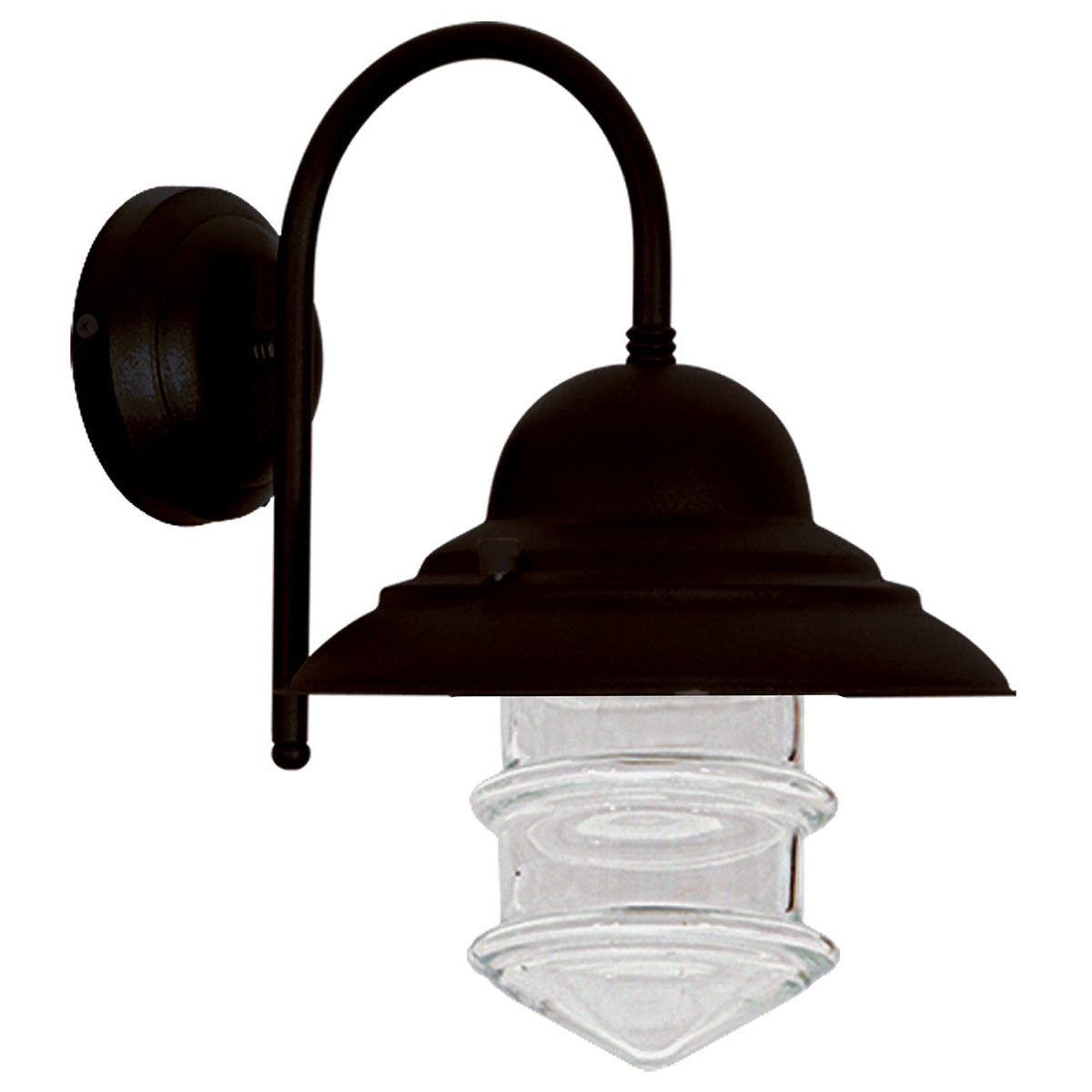 WLA 196 BK ΑΠΛΙΚΑ ΑΛΟΥΜΙΝΙΟΥ ΠΥΡΟΦΑΝΙ ΚΟΥΡΜΠΑ 1xΕ27 22.5x29x35