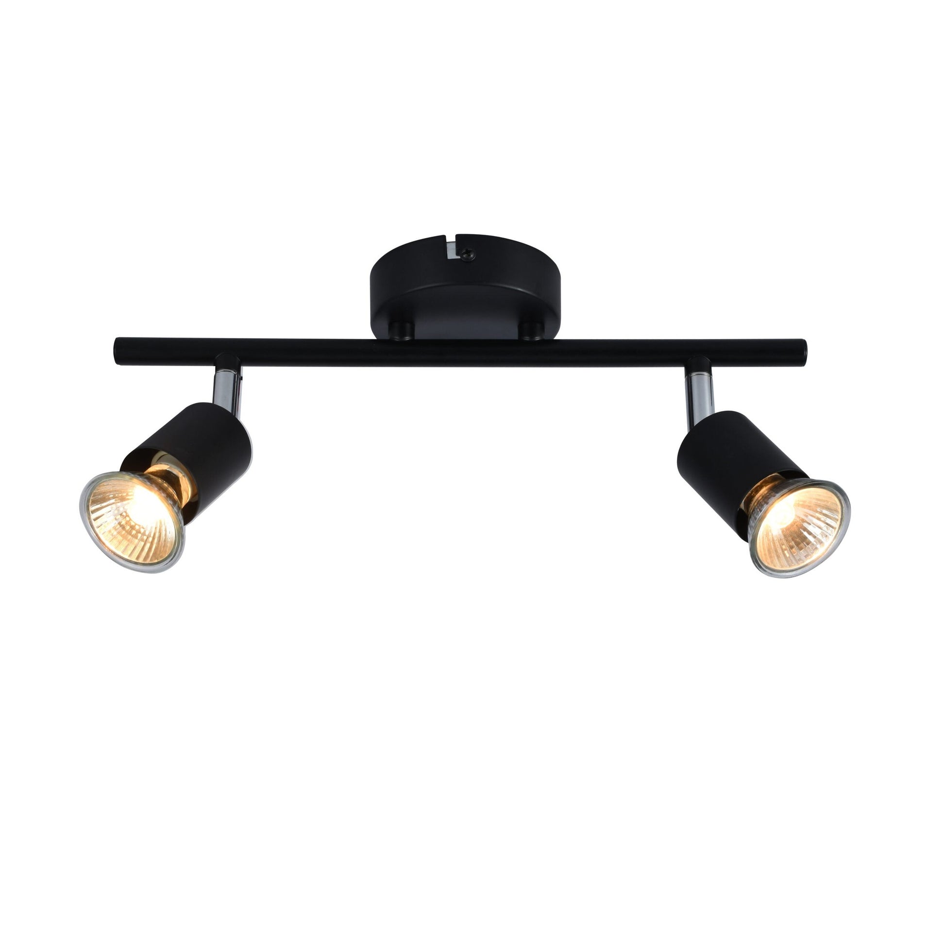 WLC 5215-2 ΒΚ ΣΠΟΤ ΡΑΓΑ 2/Φ ΜΑΥΡΟ 2xGU10 9x32x13