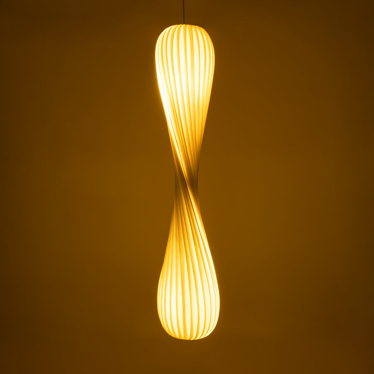 PRAIA 02317 Μοντέρνο Κρεμαστό Φωτιστικό Οροφής Δίφωτο 2 x E27 AC220-240V IP20 - Φ25 x Υ145cm - Μπεζ Λευκό Λεπτό Φύλλο Ξύλου Πλέγμα