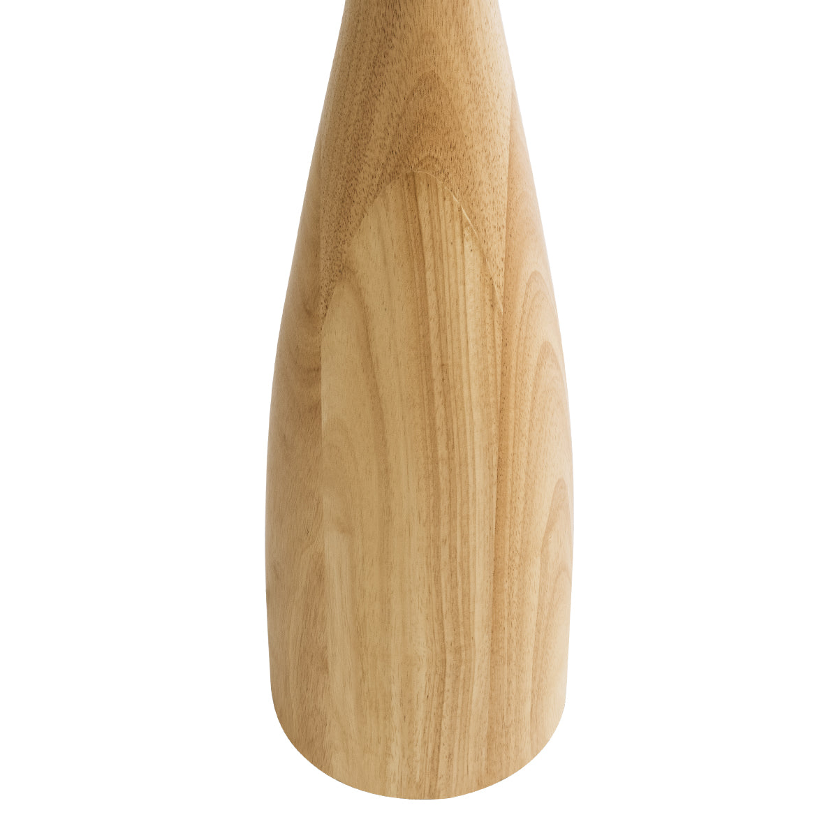 BERKBAY 02318 Boho Επιδαπέδιο Φωτιστικό Μονόφωτο 1 x E27 AC220-240V IP20 - Φ50 x Υ150cm - Μπεζ Ξύλινο με Μπεζ Υφασμάτινο Καπέλο