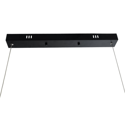 KATRINA 02320 Μοντέρνο Κρεμαστό Φωτιστικό Ανάρτηση LED 60W -lm -° AC 220-240V IP20 Φυσικό Λευκό 4500K Καφέ Ξύλο - Μ10 x Π10 x Υ100cm