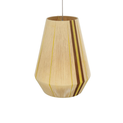 SALERNO 02334 Boho Κρεμαστό Φωτιστικό Οροφής με Ντουί 1 x E27 AC 220-240V IP20 - Μπεζ & Καφέ - Μ50 x Π50 x Υ60