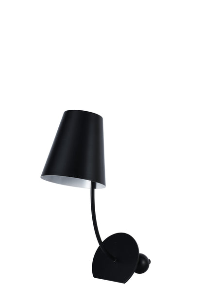 TLC 6844 BK ΠΟΡΤ. ΜΕΤΑΛΛΙΚΟ ΜΑΥΡΟ 1xΕ27 Φ15x40x39