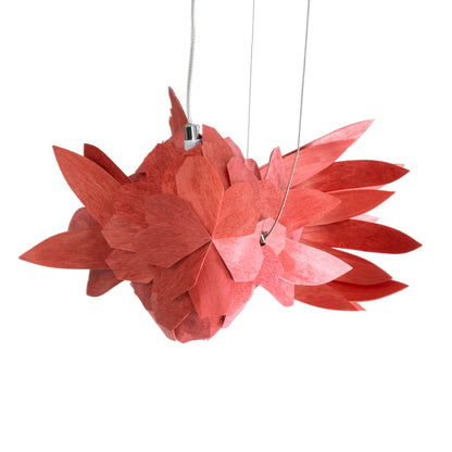 GOURAMI 02360 Μοντέρνο Κρεμαστό Φωτιστικό Οροφής με Ντουί 1 x E27 AC 220-240V IP20 - Κόκκινο - Μ70 x Π40 x Υ27