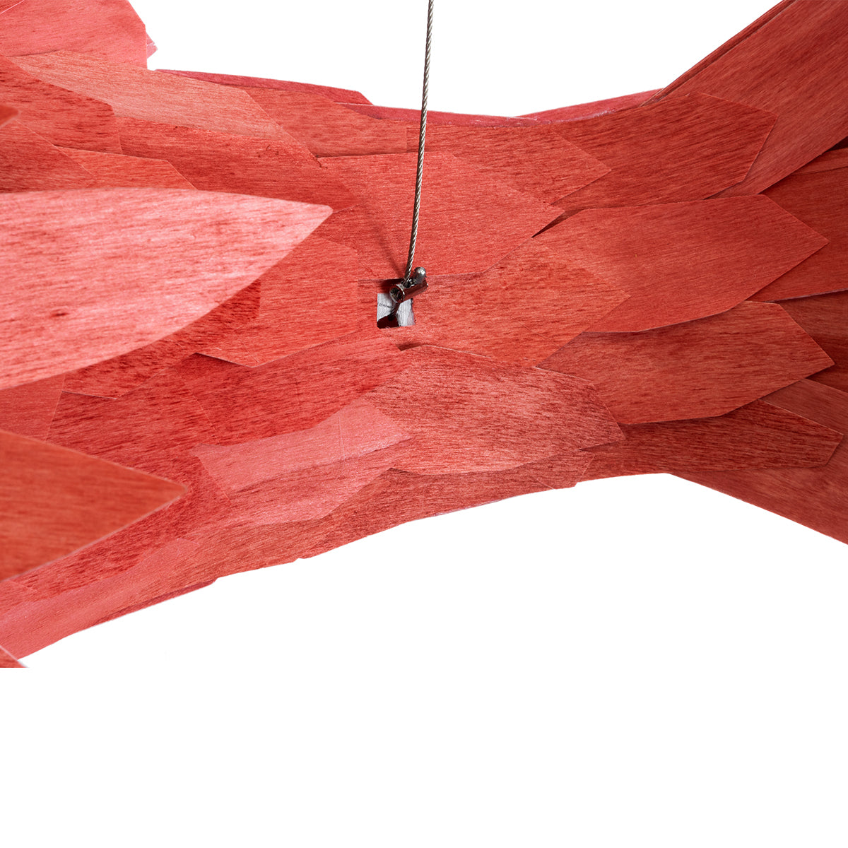 GOURAMI 02360 Μοντέρνο Κρεμαστό Φωτιστικό Οροφής με Ντουί 1 x E27 AC 220-240V IP20 - Κόκκινο - Μ70 x Π40 x Υ27