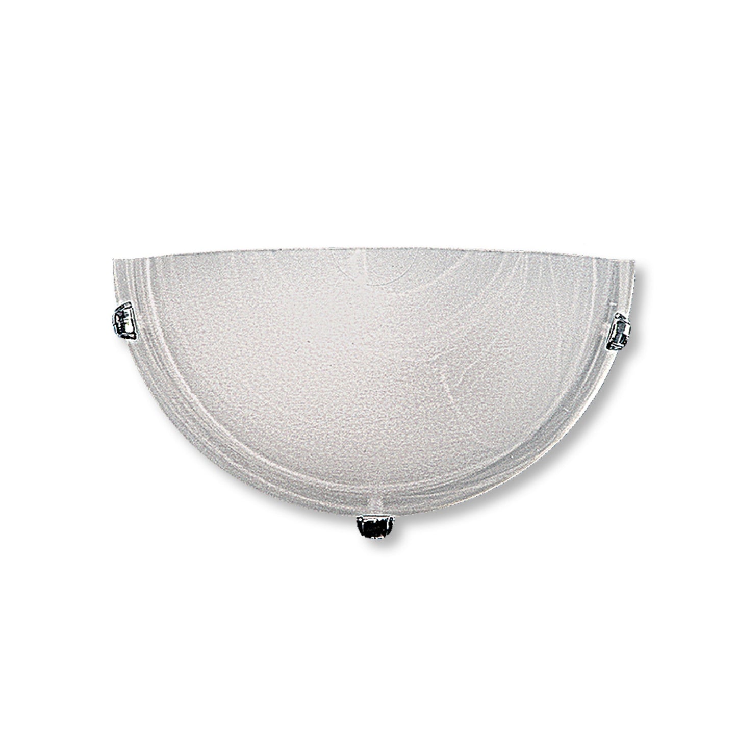 WLC 1751-1/2 WH ΑΠΛΙΚΑ ΛΕΥΚΟ ΓΥΑΛΙ 1xE27 30x9x17