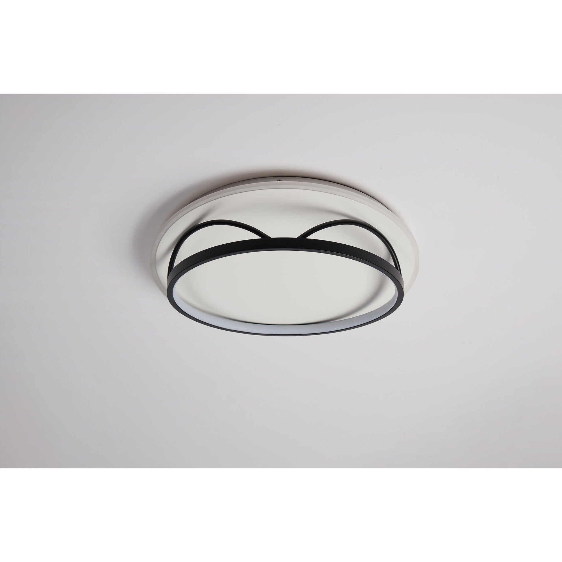 CCC 711 # LED ΟΡΟΦΗΣ ΚΥΚΛΙΚΟ ΜΑΥΡΟ-ΑΣΠΡΟ Φ40x7