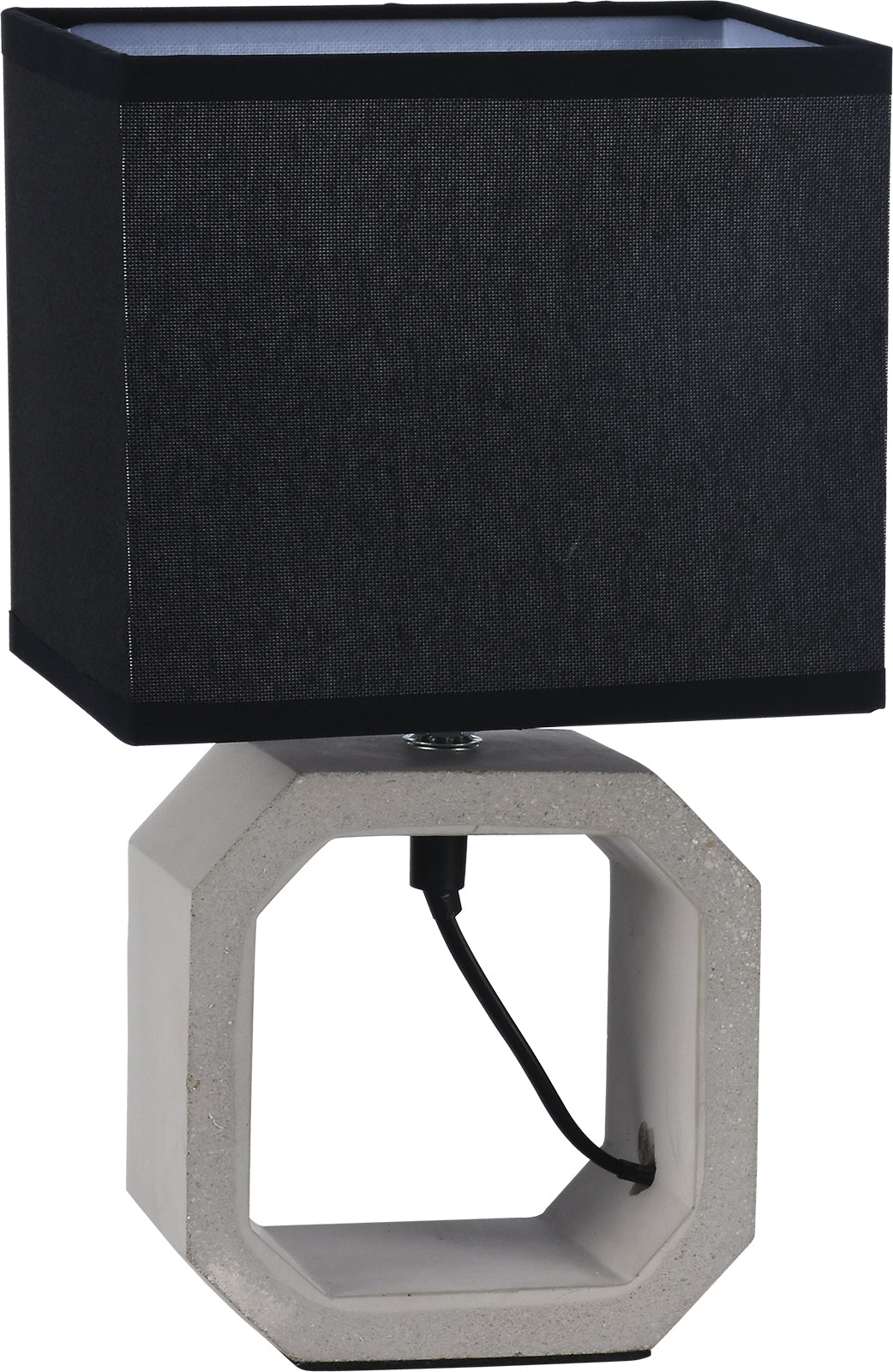 TLC 6003 BK ΠΟΡΤΑΤΙΦ ΤΕΤΡΑΓΩΝΗ ΚΕΡΑΜΙΚΗ ΒΑΣΗ ΚΑΠΕΛΟ ΜΑΥΡΟ 1xΕ14 KAΠEΛΟ 12x17x15