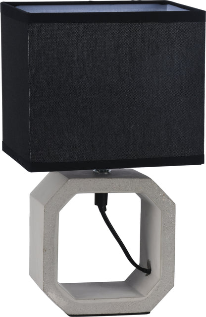 TLC 6003 BK ΠΟΡΤΑΤΙΦ ΤΕΤΡΑΓΩΝΗ ΚΕΡΑΜΙΚΗ ΒΑΣΗ ΚΑΠΕΛΟ ΜΑΥΡΟ 1xΕ14 KAΠEΛΟ 12x17x15