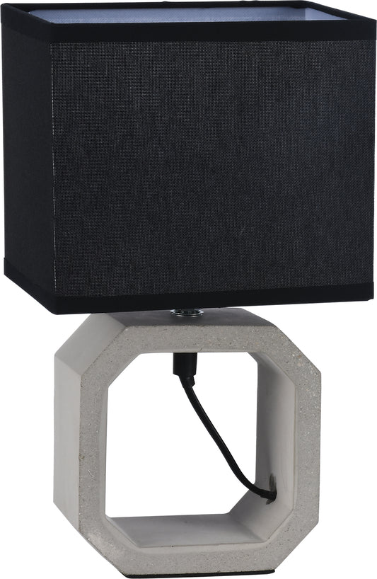 TLC 6003 BK ΠΟΡΤΑΤΙΦ ΤΕΤΡΑΓΩΝΗ ΚΕΡΑΜΙΚΗ ΒΑΣΗ ΚΑΠΕΛΟ ΜΑΥΡΟ 1xΕ14 KAΠEΛΟ 12x17x15