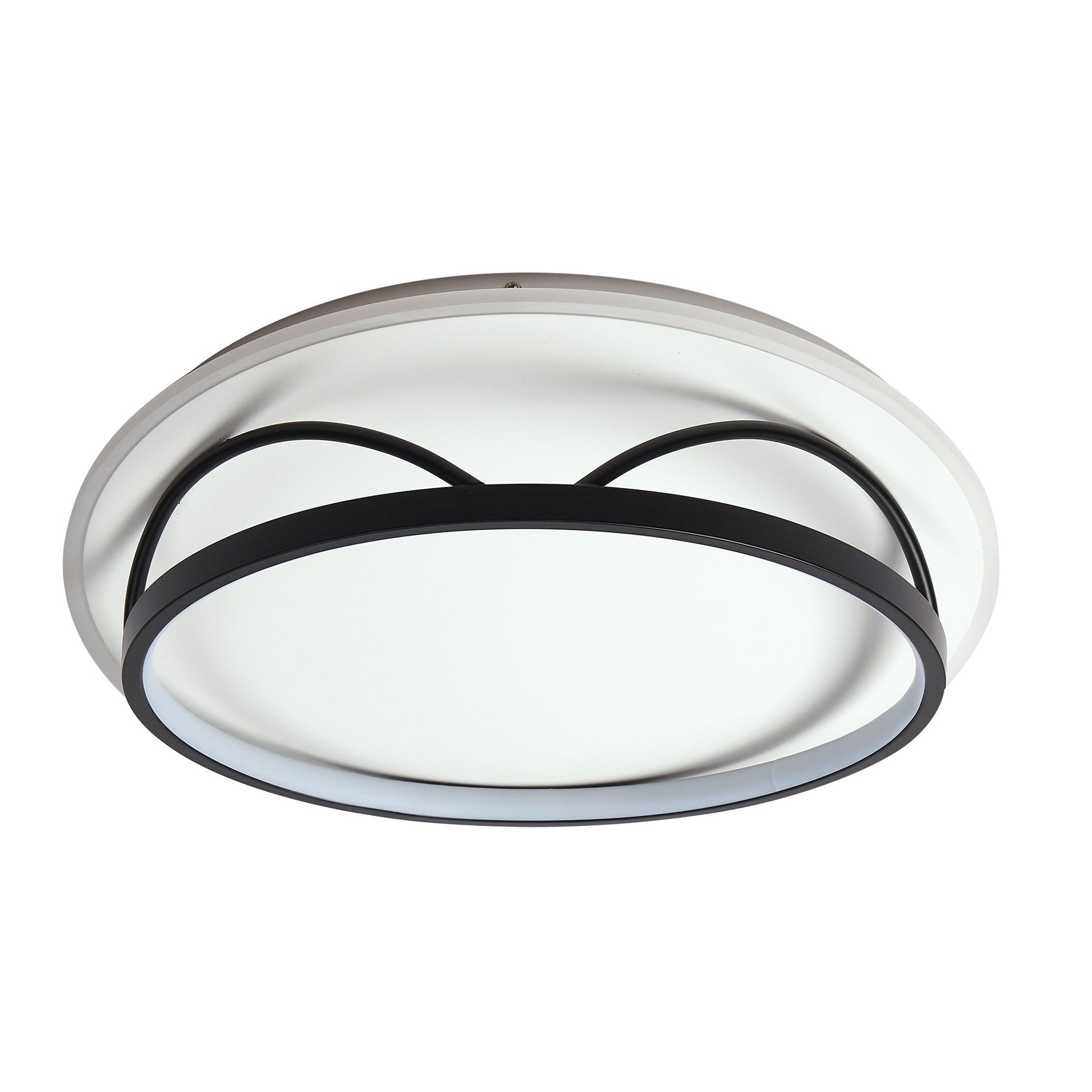 CCC 711 # LED ΟΡΟΦΗΣ ΚΥΚΛΙΚΟ ΜΑΥΡΟ-ΑΣΠΡΟ Φ40x7