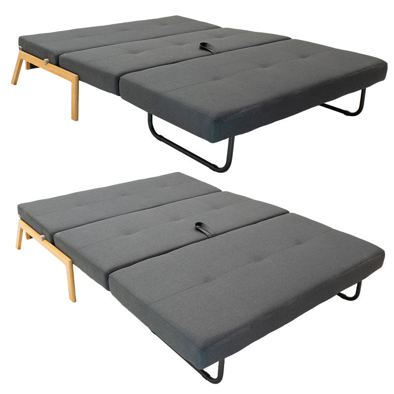 Καναπές 2Θέσιος - Κρεβάτι Fancy Με Ύφασμα Ανθρακί 150X92X77