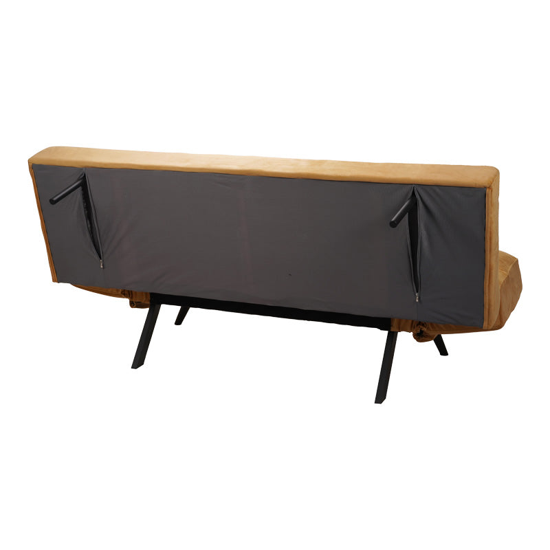 Καναπές - Κρεβάτι 3θέσιος Freddo σε Μουσταρδί Βελούδο 181x81x86