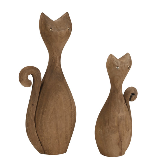 DEI - 11 ΦΙΓΟΥΡΑ ΞΥΛΙΝΗ ΓΑΤΑ 17x8x41