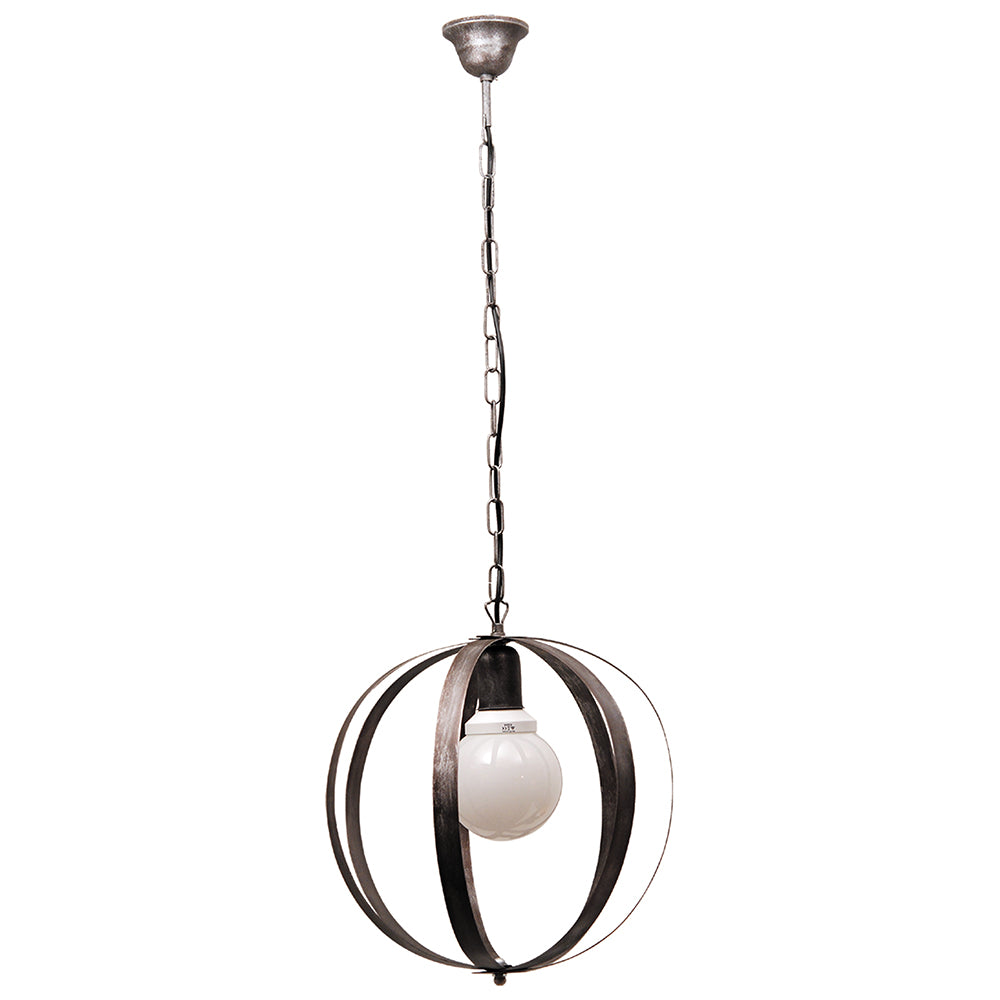 PDA 216-1 ΚΡΕΜ 1/Φ ΣΧ ΜΠΑΛΑΣ ΜΕ ΛΑΜΕΣ ΣΚΟΥΡΙΑ/ΠΑΤ. ΑΣΗΜΙ 1xΕ27 Φ36x100