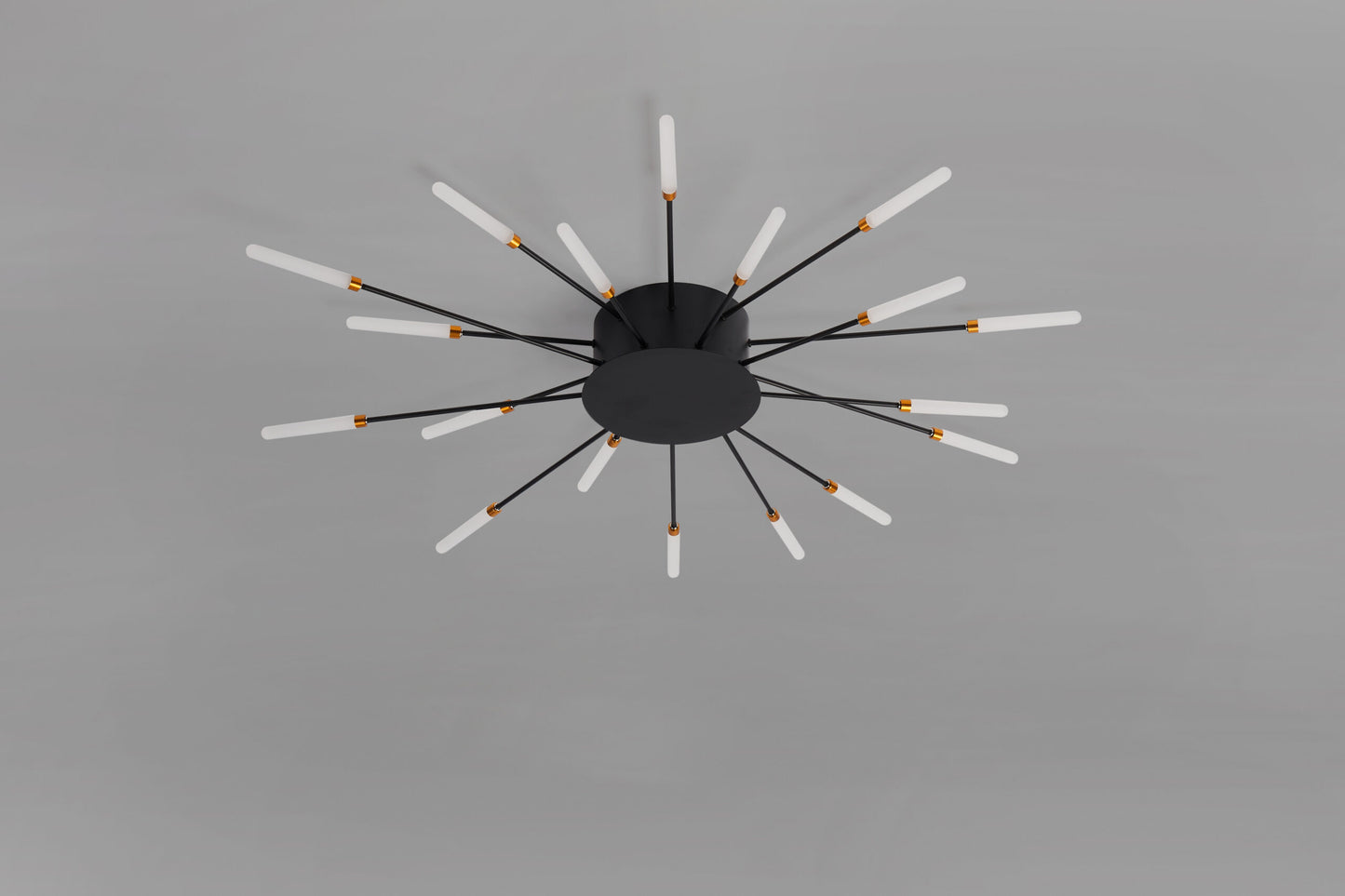 CCC 709-18 # LED ΟΡΟΦΗΣ ΜΑΥΡΟ ΑΚΤΙΝΕΣ Φ80x9