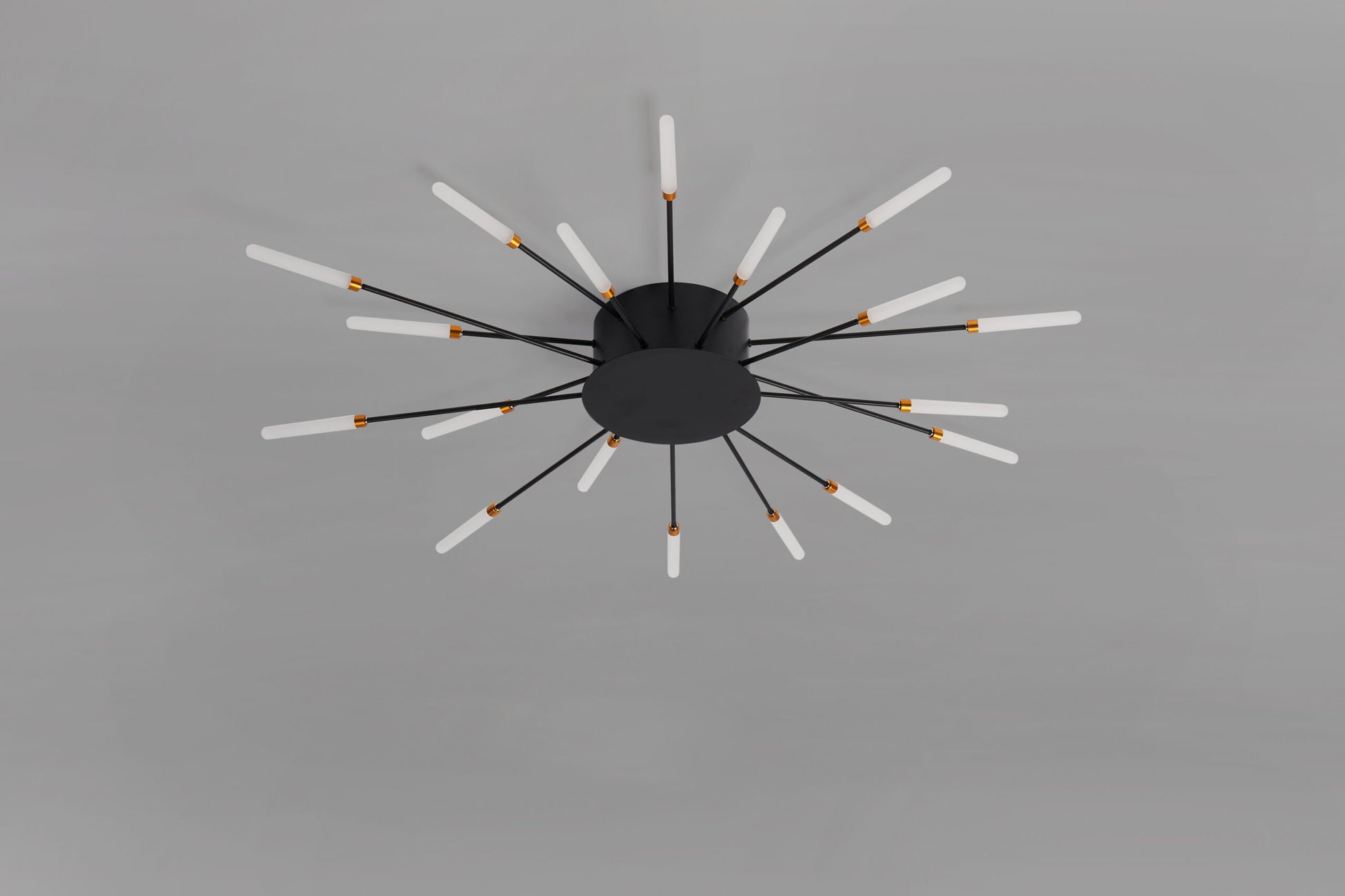 CCC 709-18 # LED ΟΡΟΦΗΣ ΜΑΥΡΟ ΑΚΤΙΝΕΣ Φ80x9