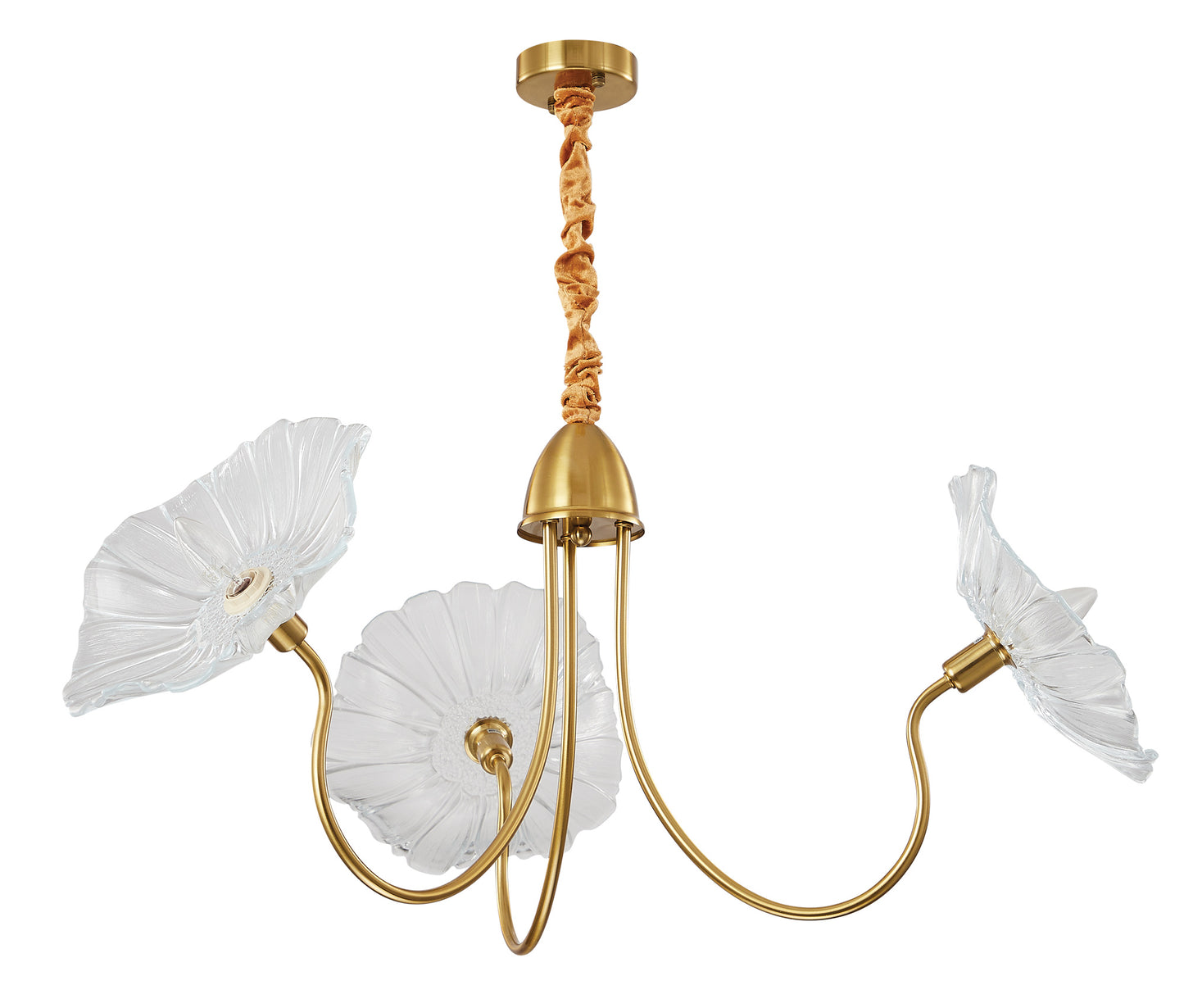 PDC 2046-3 # ΠΟΛΥΦΩΤΟ ΧΡΥΣΟ VINTAGE ΜΕ ΛΕΥΚΟ ΓΥΑΛΙ ΛΟΥΛΟΥΔΙ 3xΕ14 Φ90x100