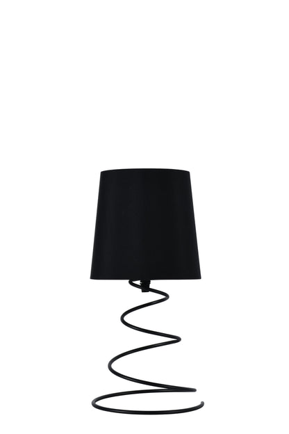 TLC 6002 BK ΠΟΡΤ. ΕΛΑΤΗΡΙΟ ΜΑΥΡΟ ΚΑΠΕΛΟ 1xΕ14 Φ(15-13)x33