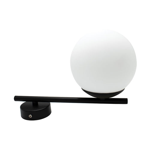 WLA 340 ΑΠΛΙΚΑ 1/Φ ΜΕ ΟΠΑΛΙΝΑ ΜΠΑΛΑ 1xE27 20x29εκ GLASS Φ15εκ