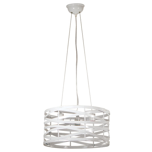 PDC 6080 WH ΚΡΕΜ. ΚΥΛΙΝΔΡΟΣ ΧΙΑΣΤΟ ΛΕΥΚΟ 3xΕ27 Φ40x(20-100)