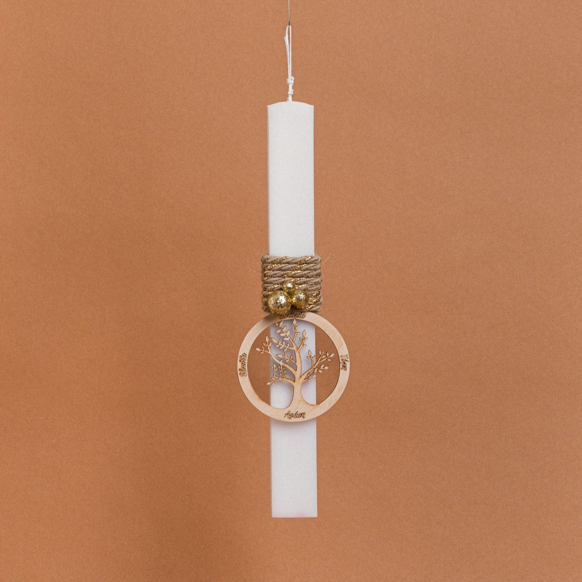 Λαμπάδα Στολισμένη “Δέντρο Ζωής” σε Συσκευασία Δώρου