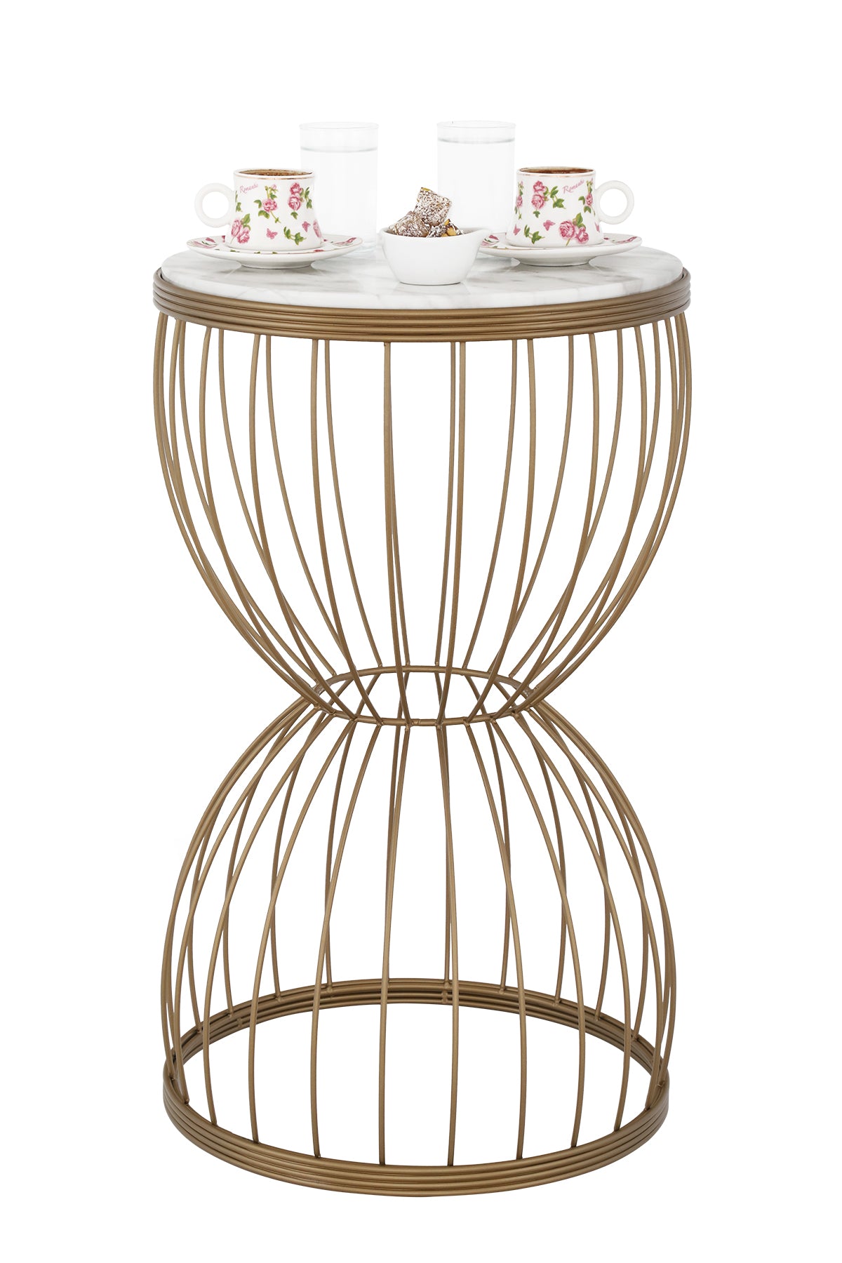 TBH-01 AB ΤΡΑΠΕΖΑΚΙ ΟΞΥΝΤΕ ΗΜΙΚΥΚΛΙΟ ΠΛΕΓΜΑ ΣΧΕΔΙΟ ΜΑΡΜΑΡΟ Φ35x59