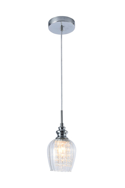 PDC 1254-1 # 1/Φ ΝΙΚΕΛ ΜΕ ΚΡΥΣΤΑΛΛΑ ΔΙΑΦΑΝΟ ΓΥΑΛΙ 1xE14 Φ12x120