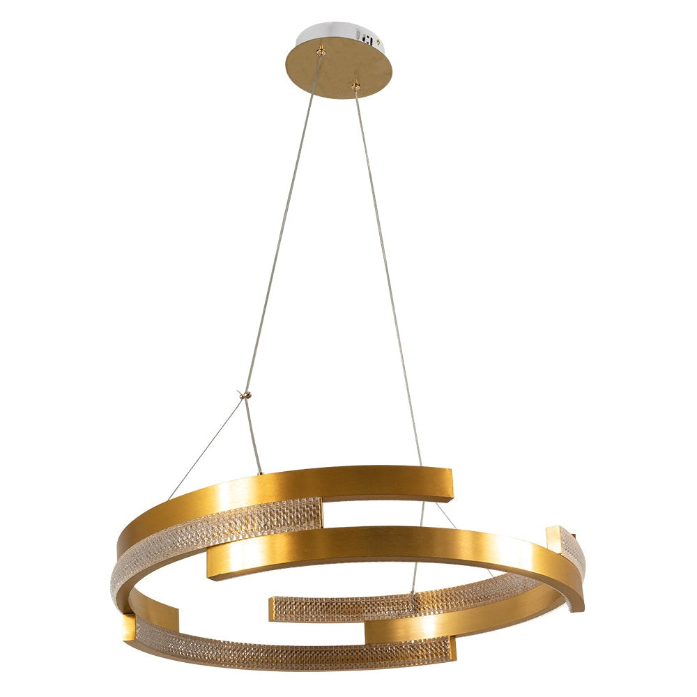 PDC 671 GD ΚΡΕΜΑΣΤΟ LED ΜΕ ΧΡΥΣΑ ΜΙΣΟΦΕΓΓΑΡΑ & ΣΤΡΑΣ Φ65x100