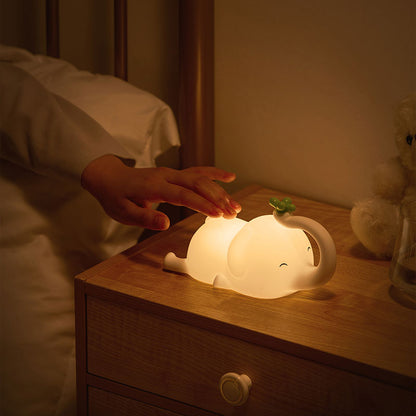 TLC 4024 ΠΟΡΤΑΤΙΦ LED ΕΛΕΦΑΝΤΑΣ ΣΙΛΙΚΟΝΗΣ TOUCH DIMMER-TIMER-USB & ΒΑΣΗ ΚΙΝΗΤΟΥ 17x8,5x10