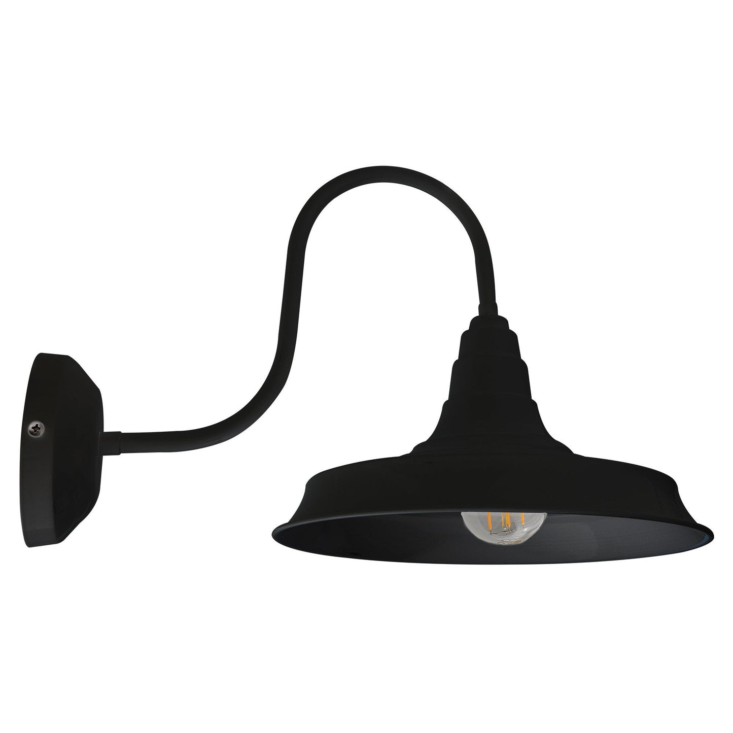 WLA 230 BK ΑΠΛΙΚΑ ΚΟΥΡΜΠΑ ΜΑΥΡΗ 1xΕ27 28x42x29