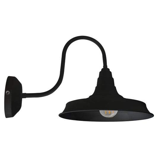 WLA 230 BK ΑΠΛΙΚΑ ΚΟΥΡΜΠΑ ΜΑΥΡΗ 1xΕ27 28x42x29