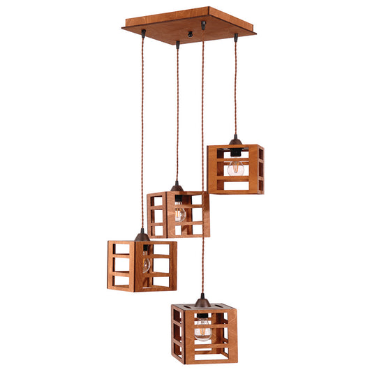 PDA 374-4 # 4/Φ ΞΥΛΟ ΚΥΒΟΣ ΚΑΦΕ 55x55x105