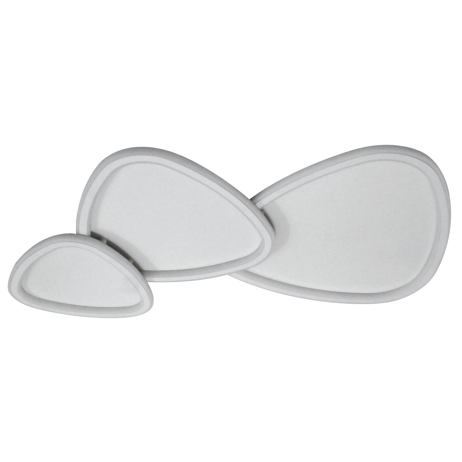 CCC 712-2 ΠΛΑΦΟΝΙΕΡΑ LED ΛΕΥΚΗ 3 ΒΟΤΣΑΛΑ 89x53x8