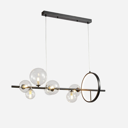 PDC 2049-7 ΡΑΓΑ ΜΑΥΡΗ ΜΕ LED KAI G9 ΓΛΟΜΠΟΥΣ ΔΙΑΦΑΝΟΥΣ 90x28x120