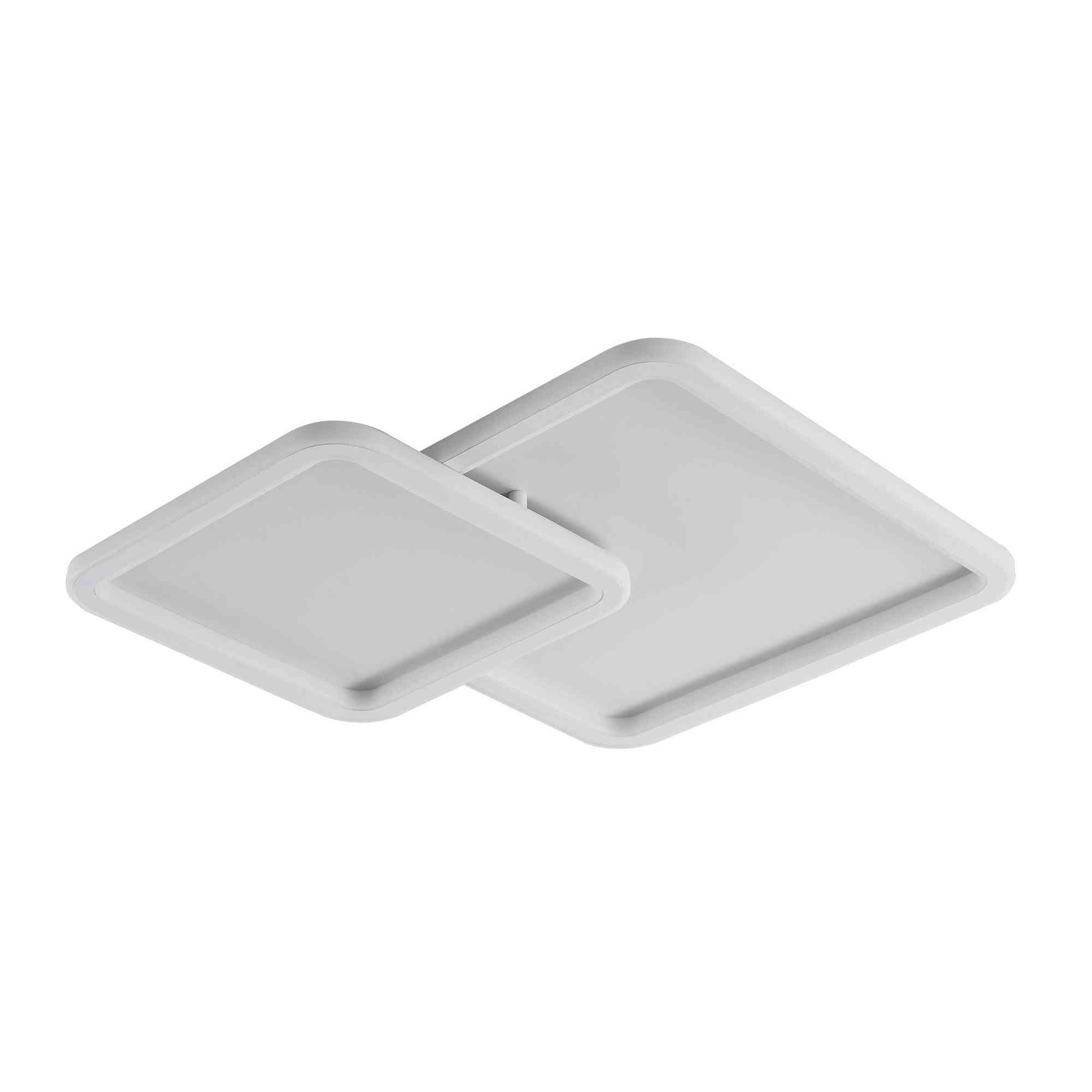 CCC 714-2 ΠΛΑΦΟΝΙΕΡΑ LED ΛΕΥΚΗ ΔΙΠΛΗ ΤΕΤΡΑΓΩΝΗ 45x45x7