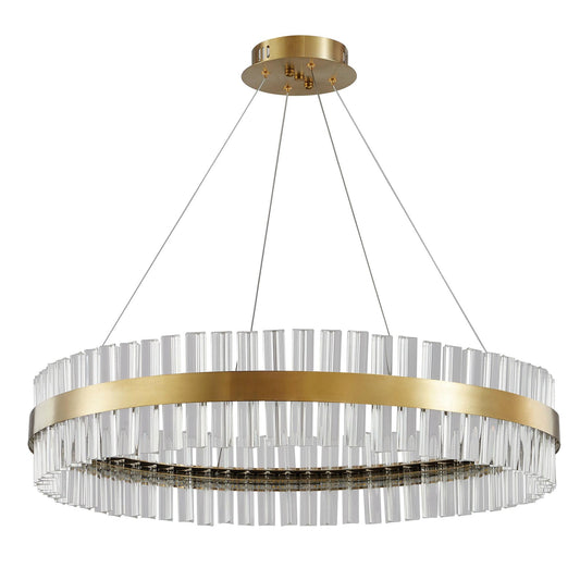 PDC 707-80 LED ΣΤΡΟΓΓΥΛΟ ΜΕ ΚΡΥΣΤΑΛΛΑ Φ80x(16-100)