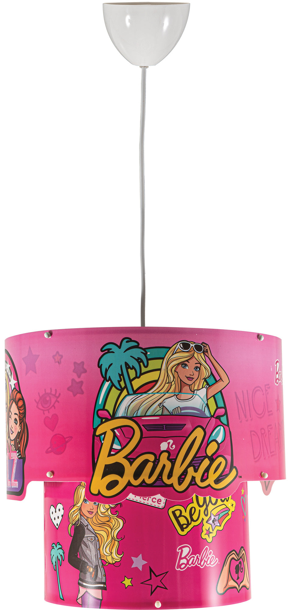 PDT 4352 B ΚΡΕΜ. 1/Φ 3D ΔΙΠΛΟ ΠΑΙΔΙΚΟ BARBIE 1xΕ27 Φ30x(28-70)