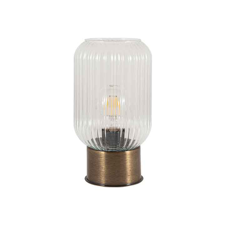 TLA 1257 TR ΠΟΡΤΑΤΙΦ ΔΙΑΦΑΝΟ ΓΥΑΛΙ ΡΙΓΕ 1xΕ27 Φ13x25