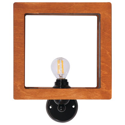 WLA 387 ΑΠΛΙΚΑ ΞΥΛΟ ΤΕΤΡΑΓΩΝΟ ΚΑΦΕ 30x30x22