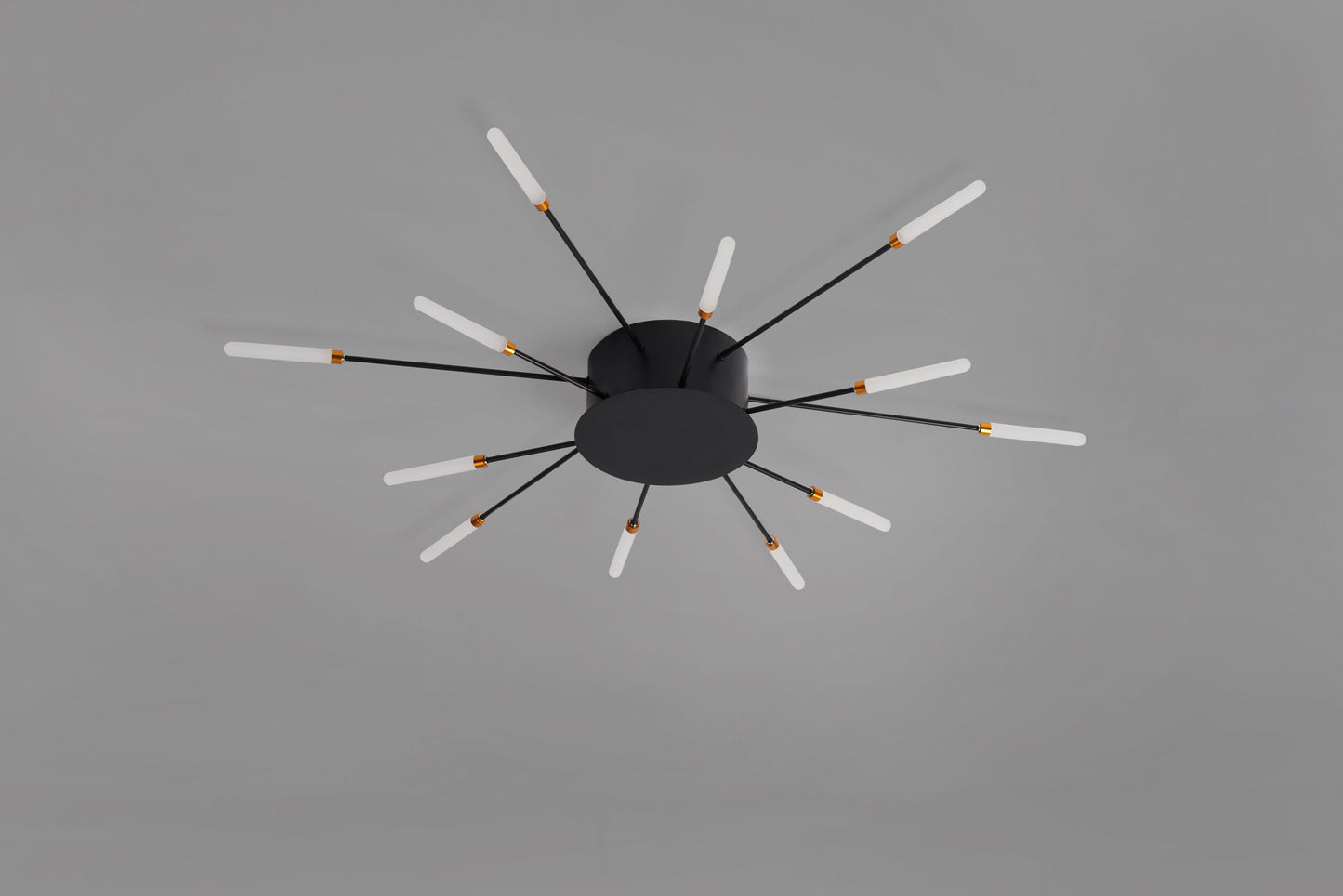 CCC 709-12 # LED ΟΡΟΦΗΣ ΜΑΥΡΟ ΑΚΤΙΝΕΣ Φ80x7