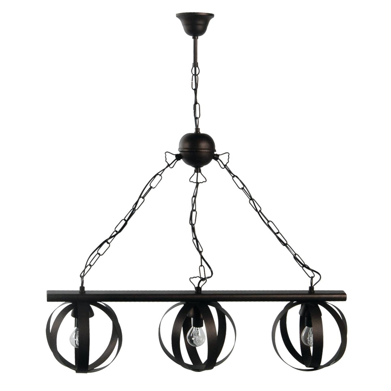 PDA 212-3 ΚΡΕΜΑΣΤΟ 3/Φ ΡΑΓΑ ΛΑΜΕΣ ΜΠΑΛΕΣ 3xΕ14 72x15x85