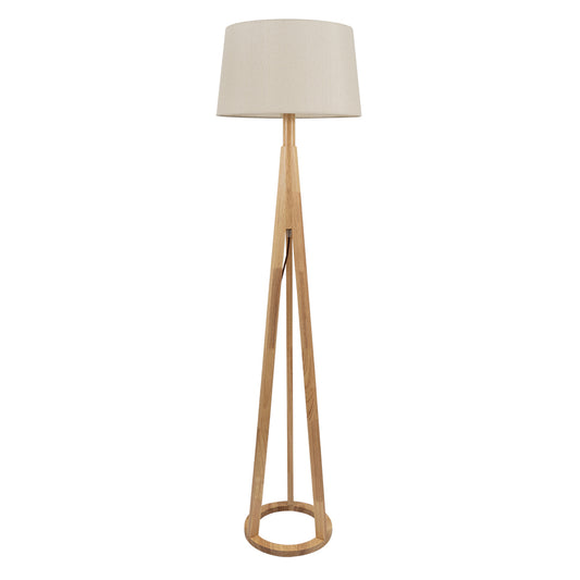 FLC 6316 ΔΑΠΕΔΟΥ ΣΤΡΟΓΓΥΛΟ ΞΥΛΙΝΟ 1xΕ27 Φ43x150