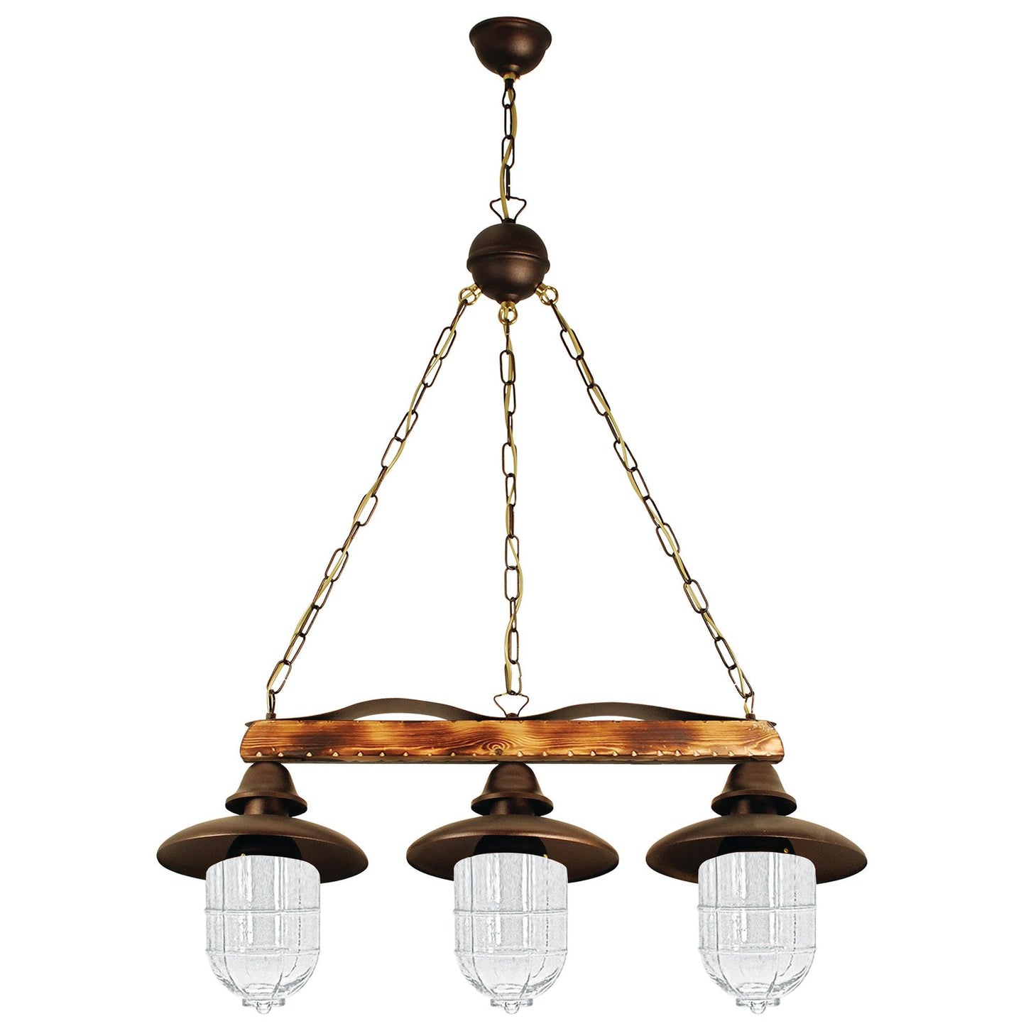 PDA 113-3 TR ΚΡΕΜ 3/Φ ΡΑΓΑ ΞΥΛΟ-ΣΚΟΥΡΙΑ 3xΕ27 80x24x110