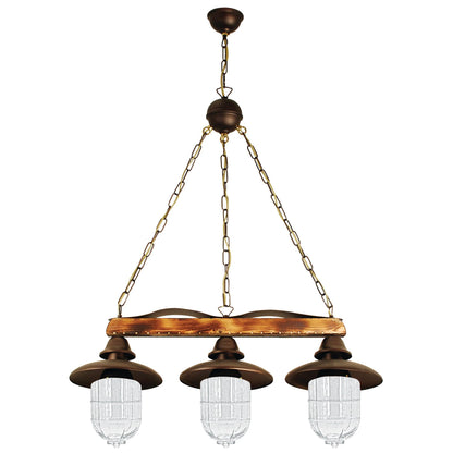 PDA 113-3 TR ΚΡΕΜ 3/Φ ΡΑΓΑ ΞΥΛΟ-ΣΚΟΥΡΙΑ 3xΕ27 80x24x110