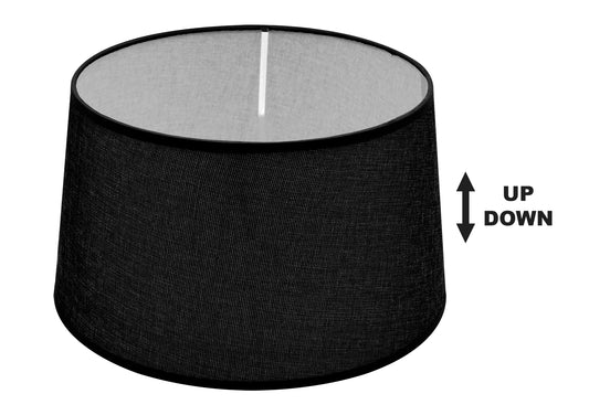 SPC 35 BK E14-E27 ΚΑΠΕΛΟ ΜΑΥΡΟ UP/DOWN Φ(30-35)x20
