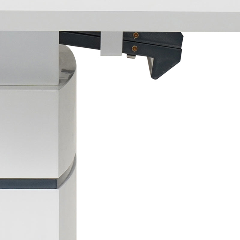 Τραπέζι Επεκτεινόμενο Darsile Γκρι-Ανθρακί MDF 140-180x90x76