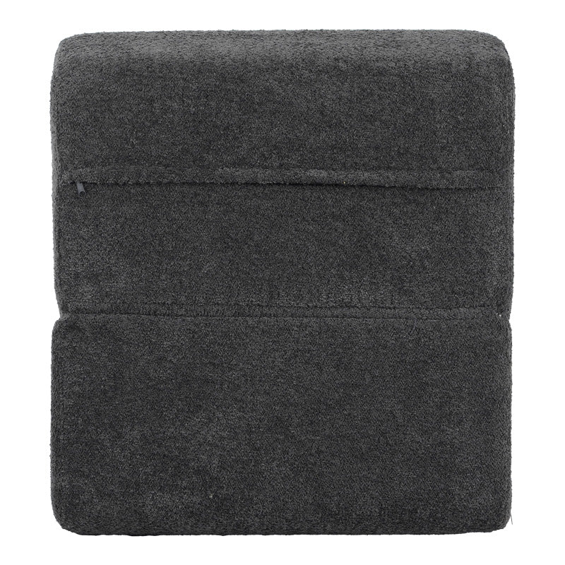 Πολυθρόνα-Κρεβάτι Ferderina Ύφασμα σε Ανθρακί Απόχρωση 90x76x65