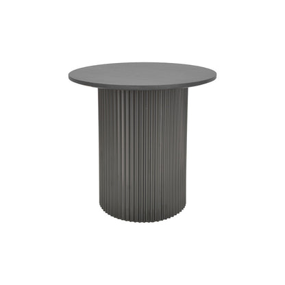 Βοηθητικό Τραπέζι Dovel MDF σε Μαύρη Απόχρωση Φ50x45